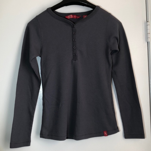 🛍 DONATED Eastern Mountain Sports (NWOT) | Lakeside Waffle Long Henley - Picture 2 of 7